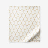 Laurel Classic Smooth Sateen Flat Bed Sheet - Gold, King/Cal King