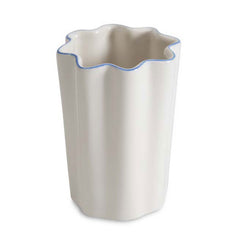 Scallop Tumbler - Cream and Blue