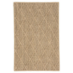 Diamond Flatwoven Sisal Rug - Natural, 2' 6" x 8' Runner