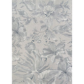Flora Flat Woven Outdoor Rug - Gray, 5' 3" x 7' 6"