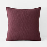 Voile Sham - Dusty Plum, Euro