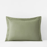 Classic Ultra-Cozy Cotton Velvet Flannel Sham - Willow Green, Standard