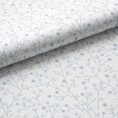 Ava Removable Wallpaper - Ditsy Floral Blue, Swatch