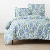 Garden Bliss Classic Smooth Sateen Comforter - Blue Multi, King/Cal. King