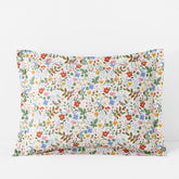 Strawberry Fields Classic Cool Cotton Percale Sham - White Multi, Standard