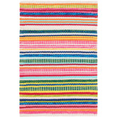 Bright Stripe Handwoven Indoor/Outdoor Rug - Multi, 8' x 10'