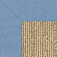 Sunbrella Narrow Stripe Bordered Indoor/Outdoor Rug - Light Blue, Swatch