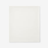 Premium Cool Organic Cotton Percale Flat Bed Sheet - Ivory, Queen