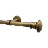 Scepter Finial and .75" diameter Rod Set - Antique Gold, 120"