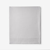 Classic Cool Cotton Percale Flat Bed Sheet - Gray Smoke, Cal King