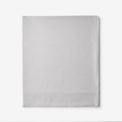 Classic Cool Cotton Percale Flat Bed Sheet - Gray Smoke, Twin