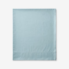 Premium Cool Supima® Cotton Percale Deep Pocket Flat Bed Sheet - Slate Blue, Queen