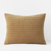 Line Stitch Velvet Quilted Sham - Gold, Standard