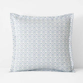 Tira Floral Classic Cool Cotton Percale Sham - Flower Blue, Euro