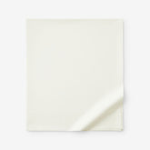 Classic Cool Cotton Percale Flat Bed Sheet - Cream, King/Cal King
