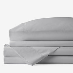 Classic Smooth Rayon Made From Bamboo Sateen Bed Sheet Set - Pebble Gray, Full
