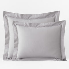 Classic Cool Organic Cotton Percale Solid Sham - Gray, King