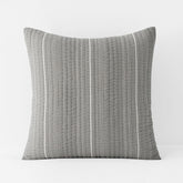 Stripe Quilted Sham - Mirror Stripe, Euro