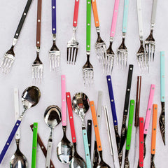 Pastello Flatware, Set of 3 - Navy