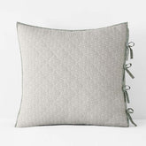 Tira Geo Reversible Quilted Sham - Green, Euro