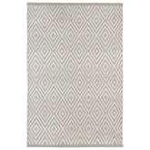 Diamond Handwoven Indoor/Outdoor Rug - Platinum, 3' x 5'