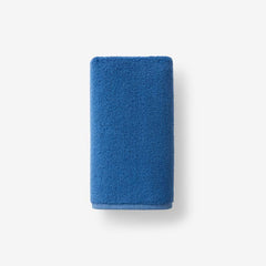 Reversible Solid Hand Towel - Blue
