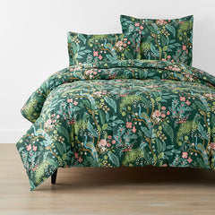 Peacock Classic Smooth Sateen Comforter - Evergreen, Twin/Twin XL