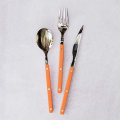 Pastello Flatware, Set of 3 - Orange