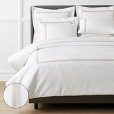 Hewett Luxe Smooth Egyptian Cotton Sateen Duvet Cover - Taupe, Full/Queen