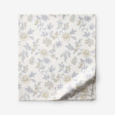 Whispering Garden Premium Smooth Wrinkle-Free Sateen Flat Bed Sheet - Gray Multi, Queen