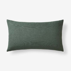 Texture Decorative Lumbar Pillow Cover - Green, 12 in. x 21 in.