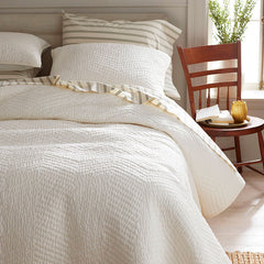 Voile Sham - Ivory, Standard