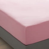 T-Shirt Soft Jersey Knit Waterproof Fitted Bed Sheet - Pink, King