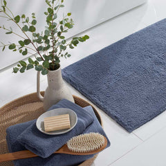 Plush Spa Solid Bath Towel - Indigo