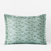 Climbing Vines Classic Cool Cotton Percale Sham - Sage Green, Standard
