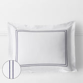 Dorset Stripe Luxe Smooth Egyptian Cotton Sateen Sham - Blue, Standard