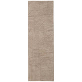 Relief Hand Tufted Wool Rug - Sand, 8' Runner