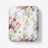 Nature's Bouquet Classic Smooth Sateen Fitted Bed Sheet - Cream Multi, Full