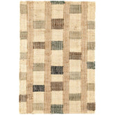 Mosaic Handwoven Jute Rug - Blue, 2' 6" x 8' Runner