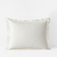 Premium Cool Organic Cotton Percale Sham - Ivory, Standard