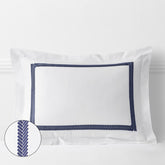 Hewett Luxe Smooth Egyptian Cotton Sateen Sham - Blue, Standard