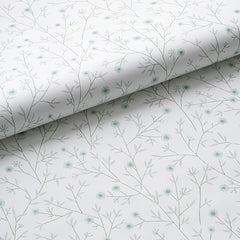 Ava Removable Wallpaper - Ditsy Floral Willow Green, Roll