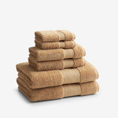 Regal Egyptian Cotton 6-Piece Bath Set - Golden Honey