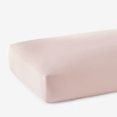 Classic Smooth Sateen Solid Fitted Bed Sheet - Blush, Twin
