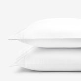 Premium Cool Supima® Cotton Percale Pillowcase Set - White, Standard