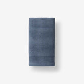 Waffle Hand Towel - Denim Blue