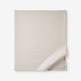 Classic Ultra-Cozy Cotton Velvet Flannel Flat Bed Sheet - Oatmeal, Twin/Twin XL