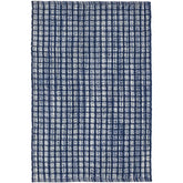 Coco Blue Handwoven Indoor/Outdoor Rug - Blue, 4' x 6'