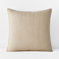 Voile Sham - Mushroom, Euro