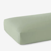Classic Smooth Sateen Solid Fitted Bed Sheet - Light Sage, King
